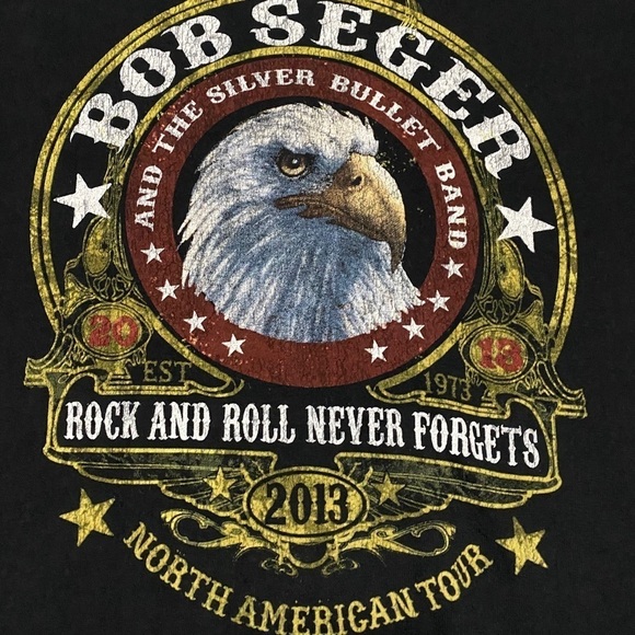 Bob Seger Concert Tee Size XL - Picture 2 of 5
